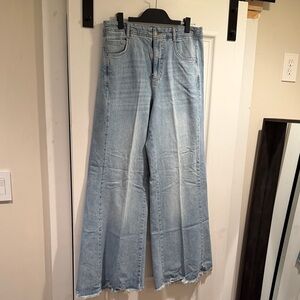 Pilcro Light Denim Flare Jeans